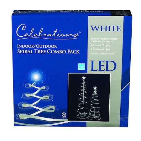 Led Spiral Trees 3